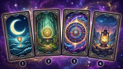 Intuitivní volba: jedna ze čtyř karet ti odhalí, co ti právě teď chybí